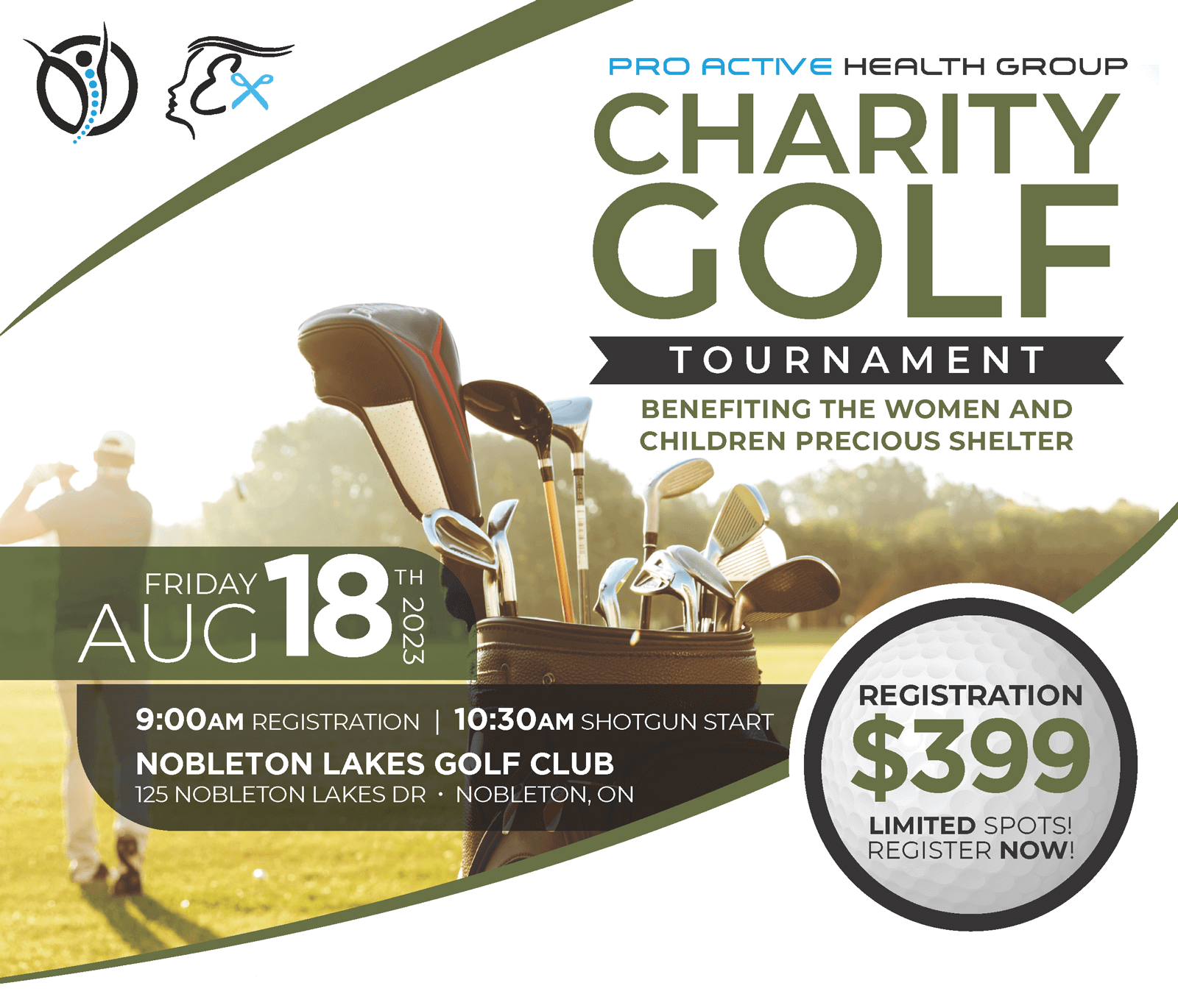 Pro Active Health Group Charity Golf Tournament 2023